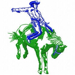 Horses Embroidery Design 7